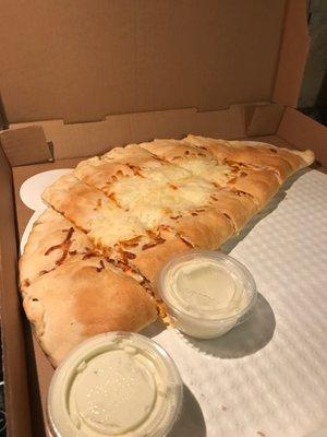 Best buffalo chicken calzone in town