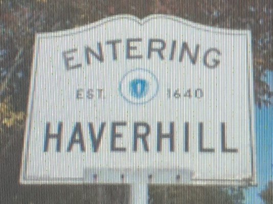 Entering Haverhill.