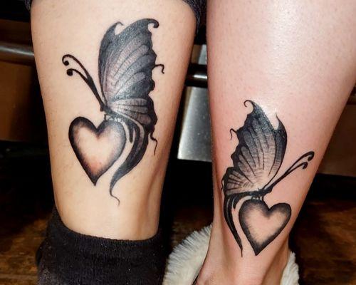 Best friend butterfly tattoo