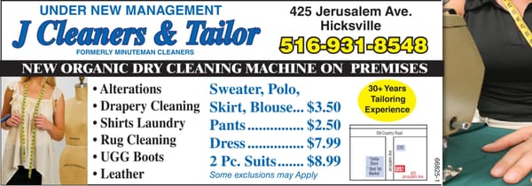 J Cleaners & Tailor