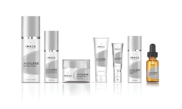 Image Ageless line AGELESS line with AHA blends, peptides, retinols, lightening agents and anti-oxidants to produce younger looking skin!