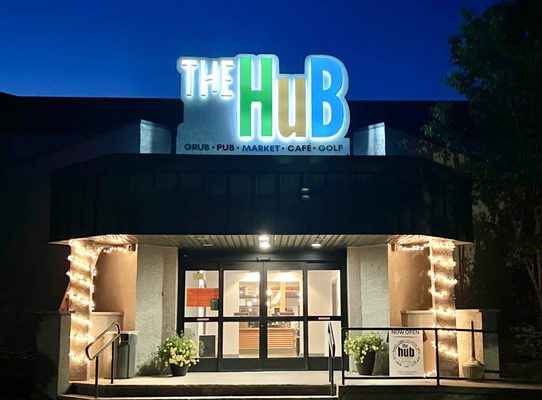 The Hub at Night