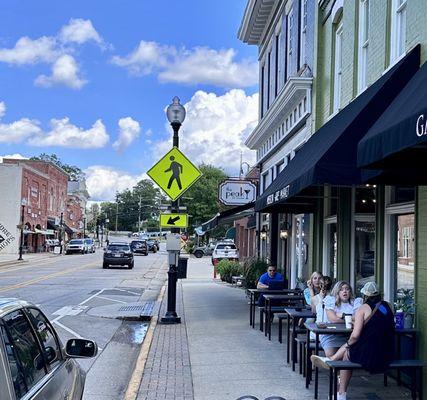 Salem Street in downtown Apex is walkable and fun. Something for everyone. I love Apex, NC - the Peak of Good Living.