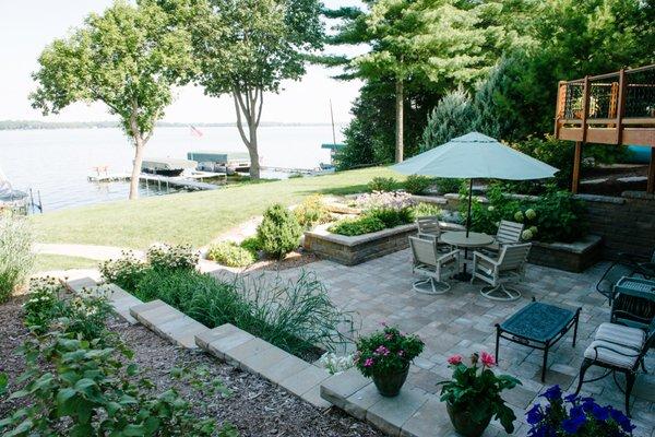 We offer landscape design and construction.