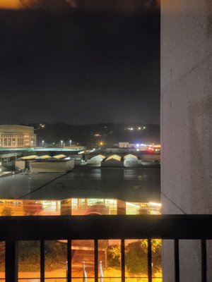 Night View from Our Room at Charleston Marriott Town Center