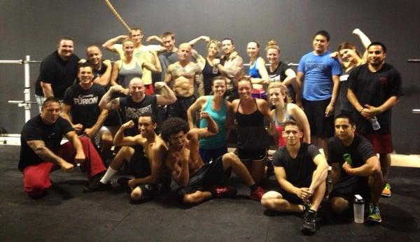 Steve's Club WOD'ing in Voorhees:)