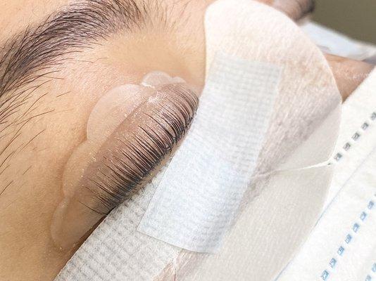 Keratin lash lift