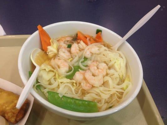 Thai seafood noodle soup