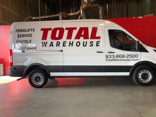 This service van is ready to hit the road towards assisting your next planned maintenance needed.