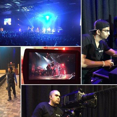 Filming a Rock concert  -Los Angeles Live Event Videographers-