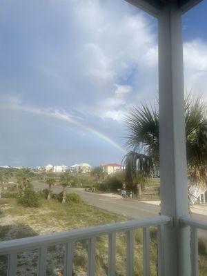 View from the patio