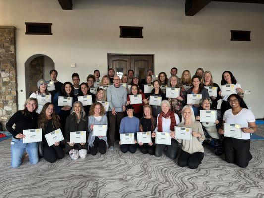 Newly Certified Breathwork Trainers and Leaders.