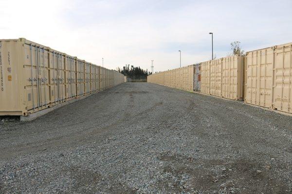 8x20 and 8x40 Connex shipping containers perfect for storing atvs, snow-machines and can even hold your car thanks to our heavy-duty ramps