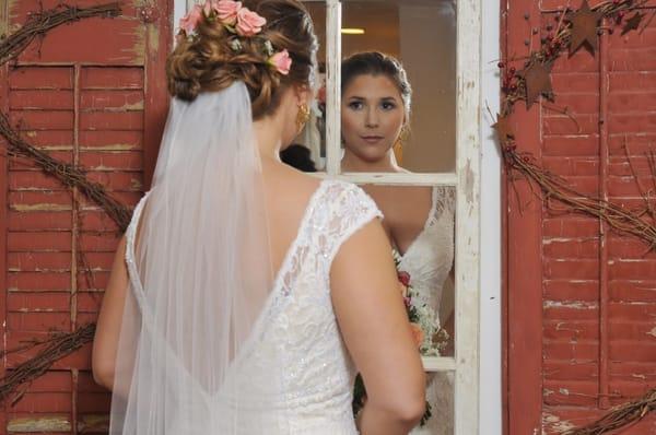 Bridal dressing room.