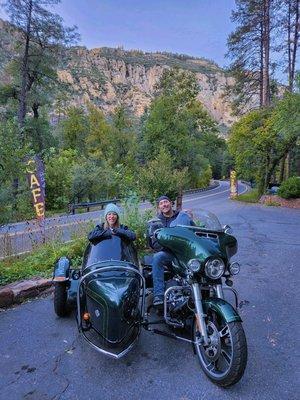 Cold weather tour through Oak Creek Canyon!