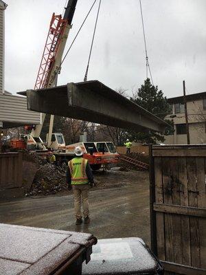 Rebuilding the Maxwell parking Garage