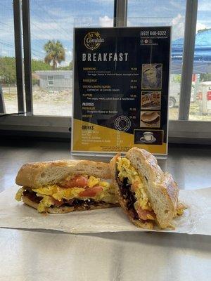 Breakfast sandwich