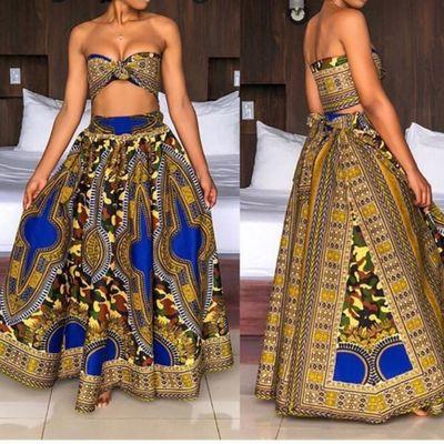 2 Piece set Maxi Skirt