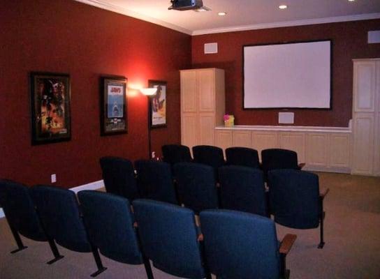 Catch a Movie in Our Theater Room.