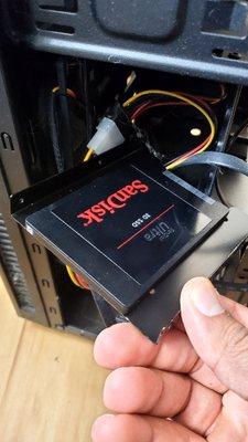 Solid State Drive installation