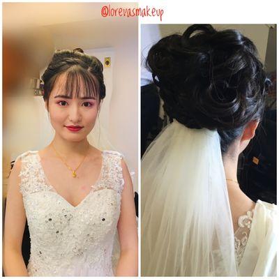 Bride Makeup and Hair