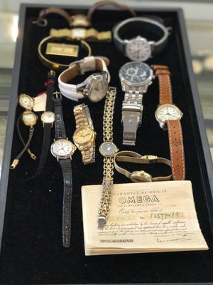 Watch lot including women's Omega featured at our upcoming auction 9/27/17