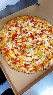 buffalo chicken pizza