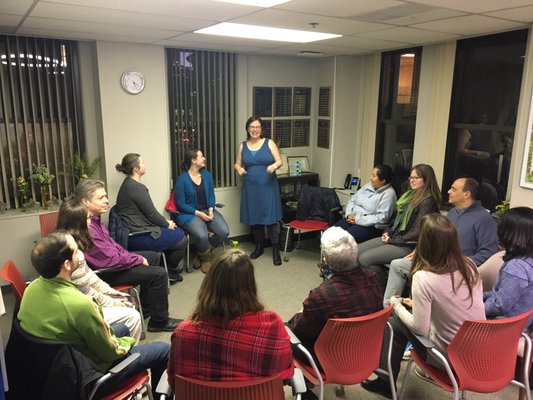 Community Meditation Night in downtown Boston