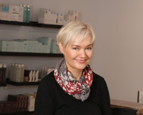 Ruth Robinson, owner and Master Esthetician