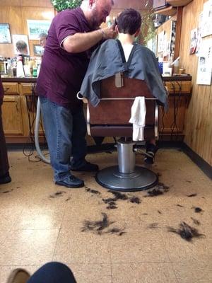 Somebody getting a cut!