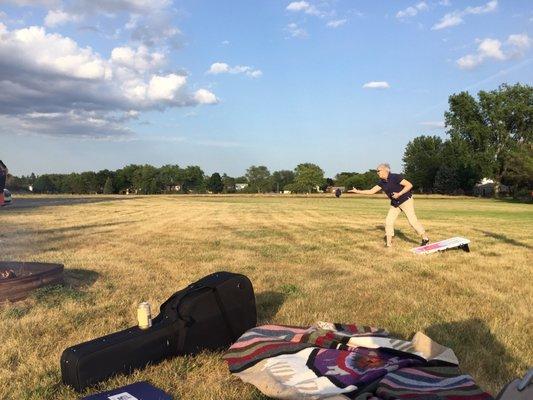 Campfire fun every Wednesday during the summer at 7:30pm