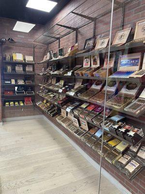 Our fully stocked humidor