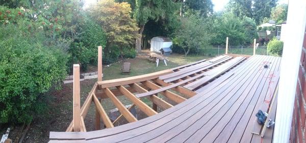 Hello here is a recent deck job I did.