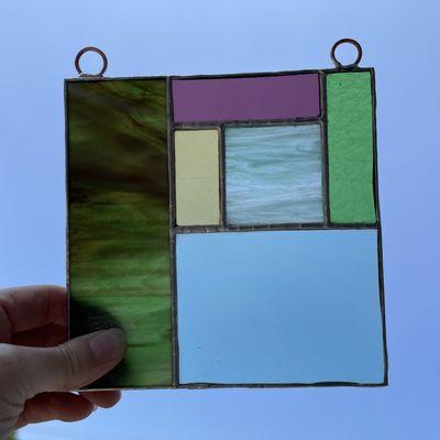 Stained glass suncatcher