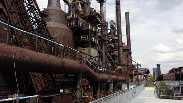 Bethlehem Steel: old blast furnaces