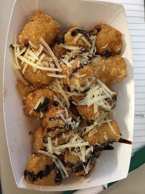 Parmesan truffle tots