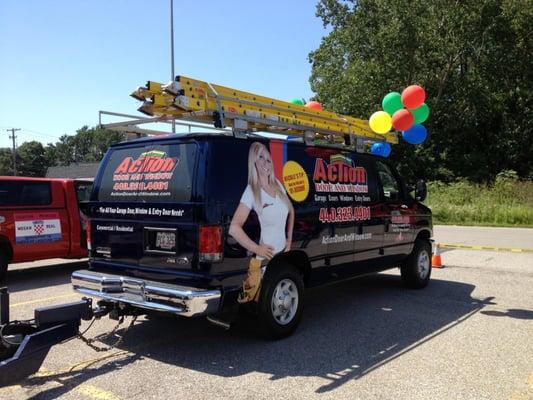 Participating in the North Ridgeville Corn Festival parade.