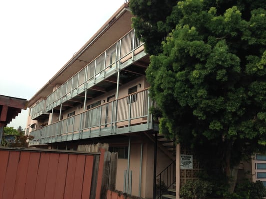 New balconies to replace balconies damaged by dry rot