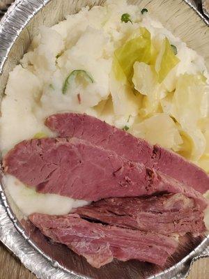 Corned beef and cabbage