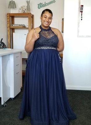 Cinderella is headed to her Jr. Prom. A beauty she is to behold. Thank you for letting me make your day Special. Christy