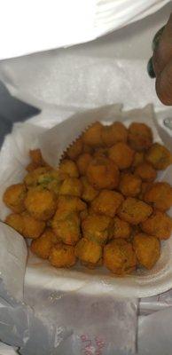 Fried okra