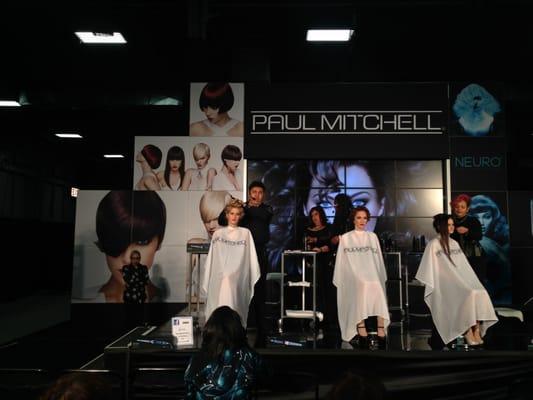 Doing platform work for Paul Mitchell Metro