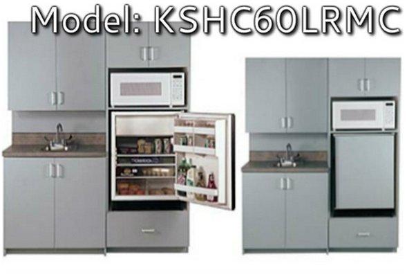 KitchenSystems.com Kitchenette 60" Wide Model: KSHC60LRMC From $3,983