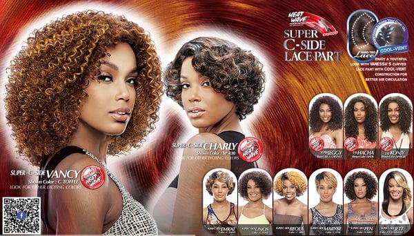 Wigs Wigs Wigs !!!  We carry unique styles & many varieties.