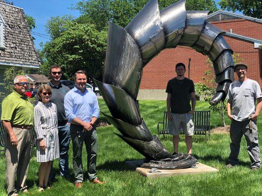 Student Art Garden, Sculpture by Nick Hurst 2019