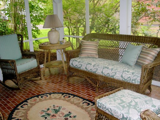 Cushions and pillows for outdoor furniture