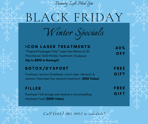 Medical Spa Winter Specials