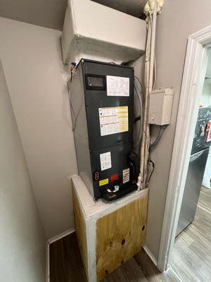 installation Service of an Air Handler Unit