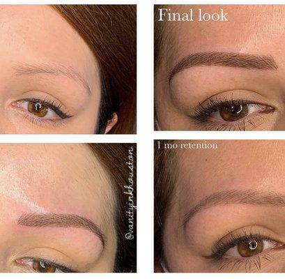 Microblading with follow up