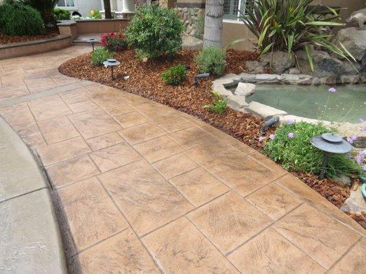 stamped concrete folsom